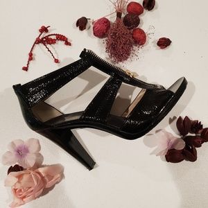 Michael Kors  Womens Black Leather Shoes